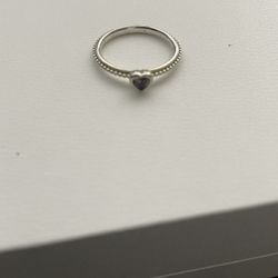 Pandora pink heart ring