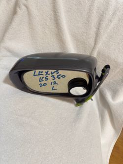 2010–2012 Lexus ES350 Driver Side Mirror LH OEM Charcoal Gray