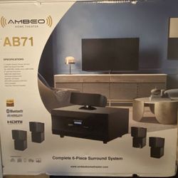 AMBEO Home Theater 6 Piece Surround Sound 