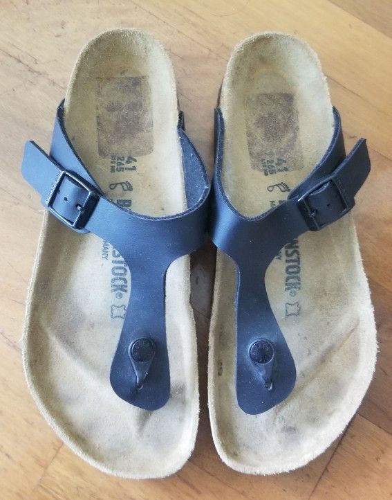 Birkenstock Gizeh Black Size 41 Women 10 $50