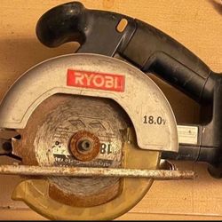 Ryobi 18v 5 1/2” Circular Saw and Battery