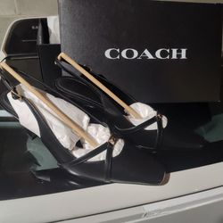 Black Coach Heels All Original Boxing 