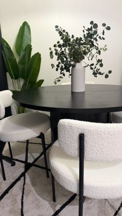DINNING SET -Chairs and table (ASSEMBLED)