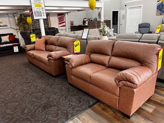 Sofa and Loveseat Set