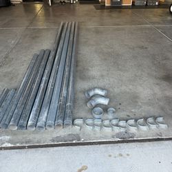 Left Over Project Material-3" Pipes/ Clamps All For $100