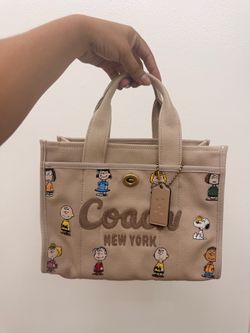 Coach x Peanuts Canvas Tote Bag
