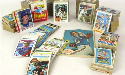 Football card. collection