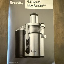 Breville Multi-Speed Juice Fountain Juicer – Great Condition with all parts