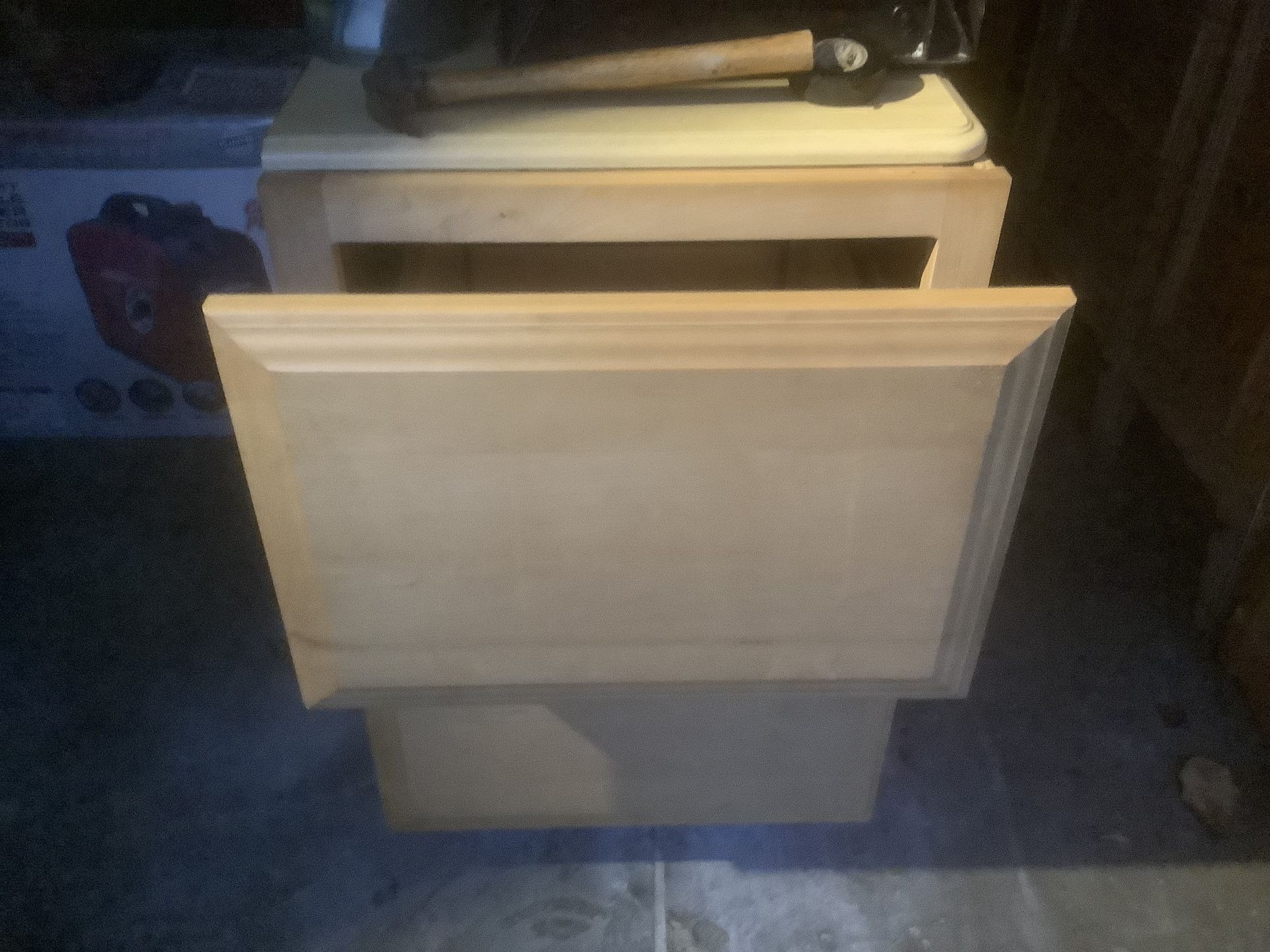 Wooden file cabinet, nice and clean