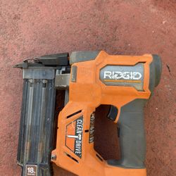 Ridgid 18v Brand Nailer Gun 