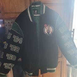 World  Champion 🏆 Celtics Leather Jacket 