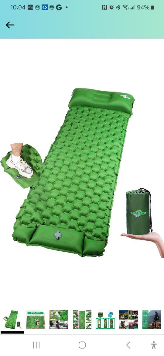 WANNTS Ultralight Inflatable Sleeping Pad
