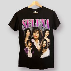 VINTAGE STYLE “SELENA” TEE SIZE S,M,L,XL,2XL