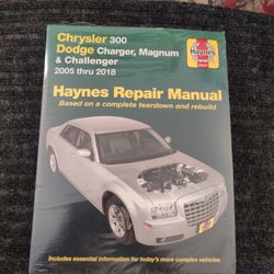 Haynes Repair Manual for Chrysler and Dodge vehicles