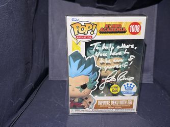 Deku Funko Pops SIGNED & VERIFIED! MINT