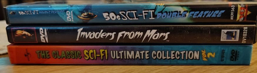 Vintage 50s Sci-Fi DVD Lot Classic Ultimate Collection Vol 2 Invaders From Mars