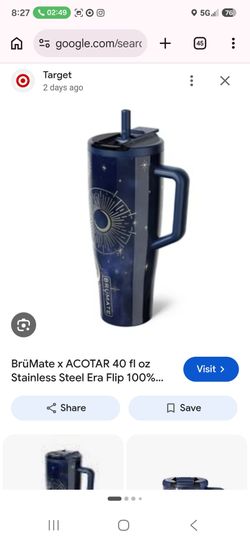 BRUMATE X ACOTAR STARFALL 40oz ST STAINLESS  ERA FLIP 100% LEAK-PROOF-NWT