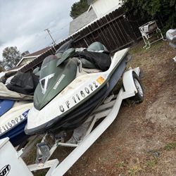 Sea Doo Jet Skis Double Trailer INOPERABLE