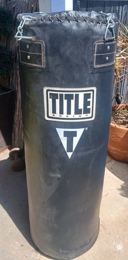 (TITLE) BOXING PROFESSIONAL CHOICE HEAVY SYNTHETIC LEATHER BAG