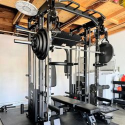New 💥 LLERO M5 Smith Machine - 300lbs !! IRON Weight  Stacks - SELF PICK UP ONlY -