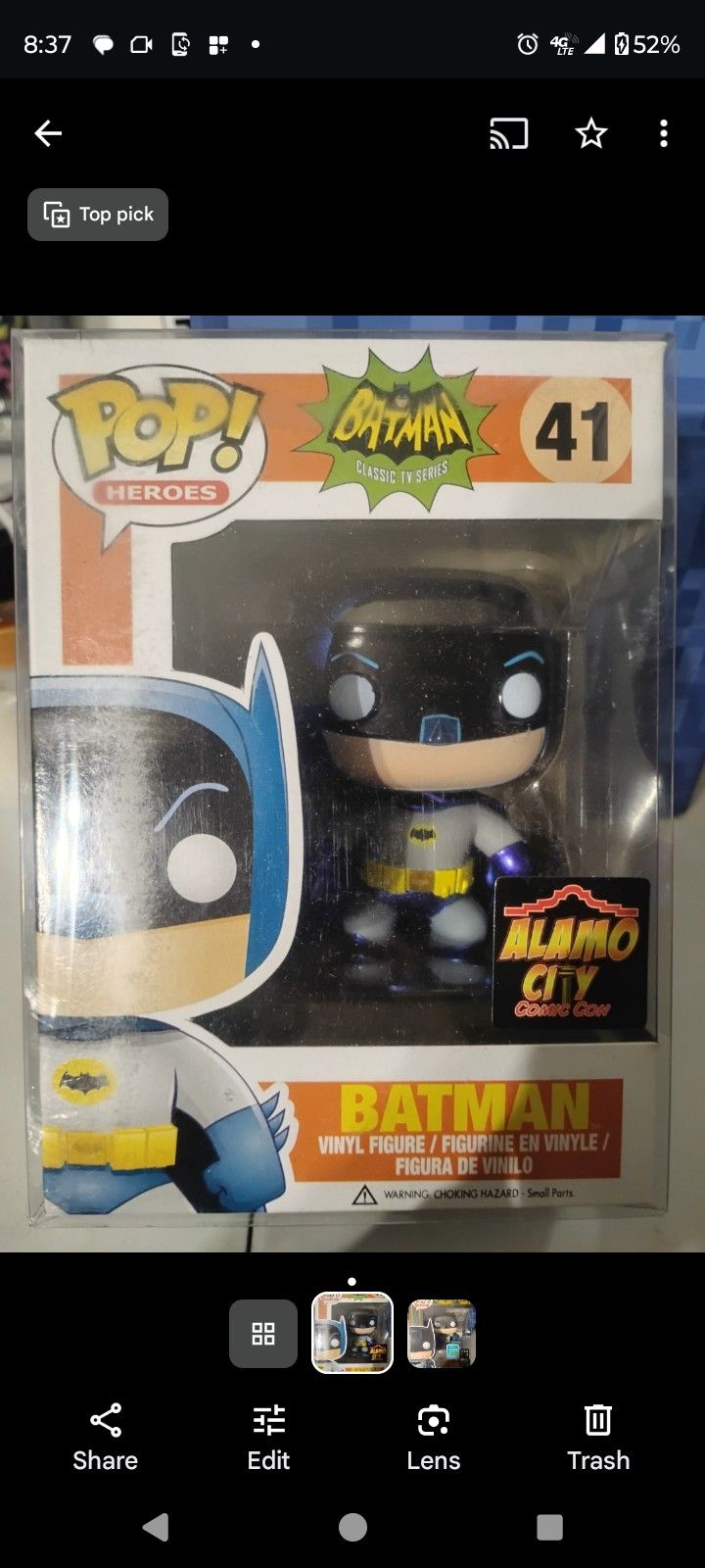 Funko Pop Batman Heroes 41 Alamo City Cc