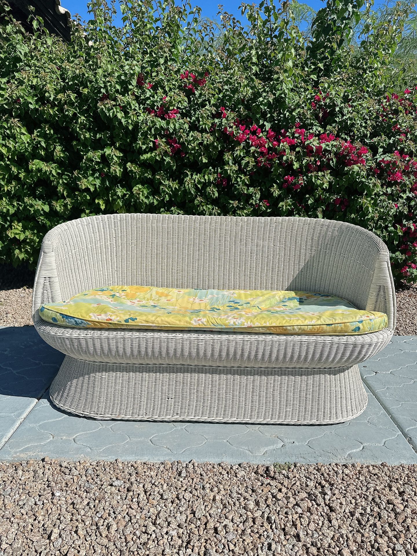 Mcm Wicker Bubble Couch