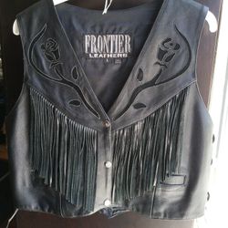 Leather Woman's Vest