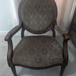 Vintage Upholstered Armchair Louis XV 