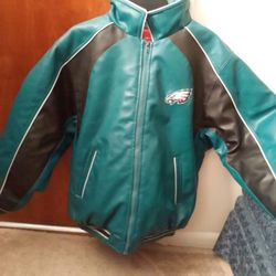 Eagles Leather Feel Winter Coat-TeenYoung adult XL