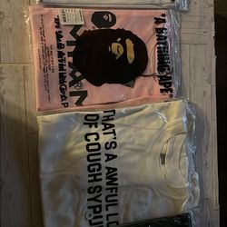 Bape t shirts 45 for 1 or all 6 for 260 or best offer