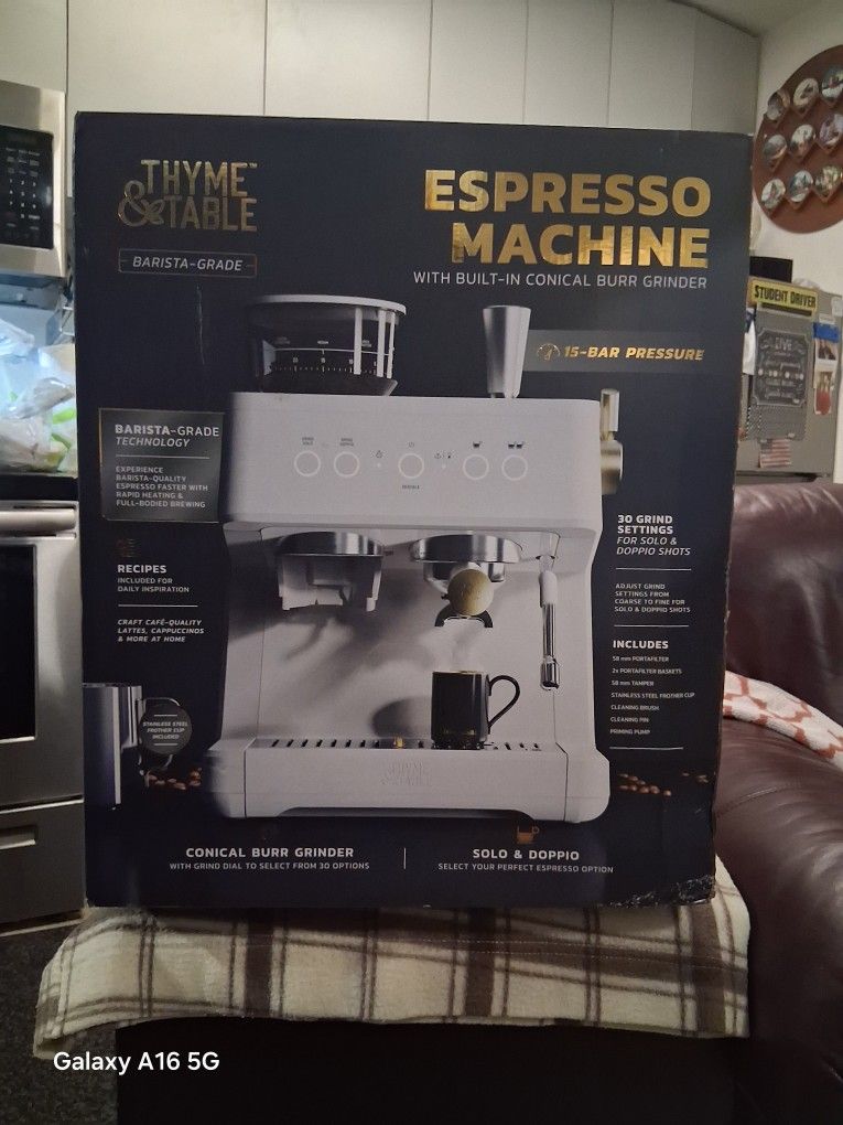 Thyme And Table Espresso Machine