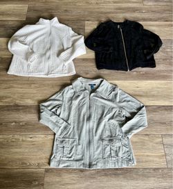 Set of 3 women’s size XL jackets, excellent condition