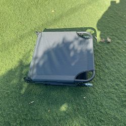 Blue Stripe Folding Cot 