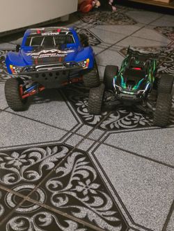 Traxxas Mini xrt and a traxxas 4x4