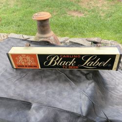 Carling Black Label  Beer Sign