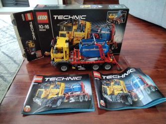 Lego Technic 42024 Container Service Truck Used Good Condition Complete