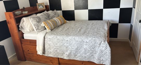 FULL size Captains Bed