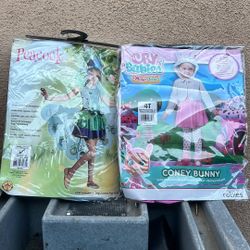 Peacock And Coney Bunny Costumes 