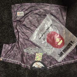 Brand New Bape Tshirt Size Large Fits Medium Comes With Legit Tags 