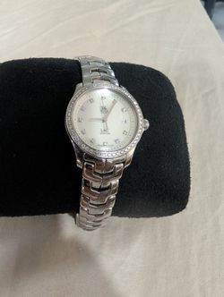 Tag Heuer link 28 Diameter With OEM Diamonds
