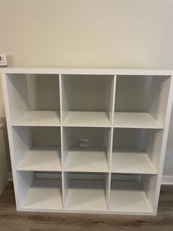 White 9-Cube Storage Organizer
