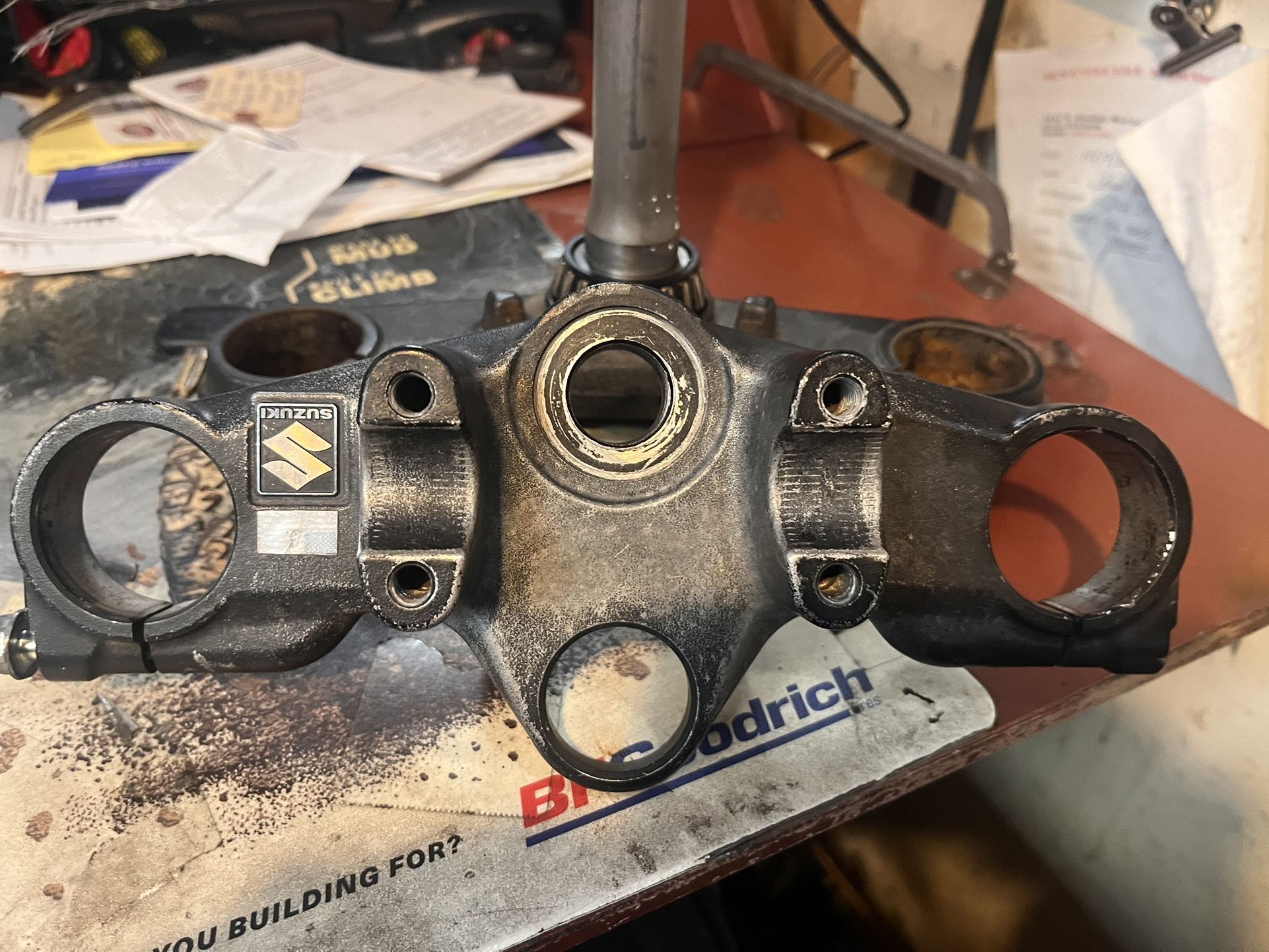SVF650 Steering head and Stem 2013 Suzuki 51311. 44H00.