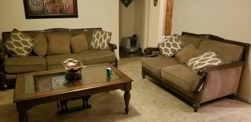 Love seat and sofa couches only