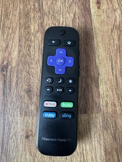 Replacement Remote Control for Hisense Roku TV – Plug & Play