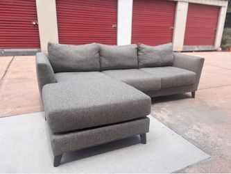 *FREE DELIVERY* Gray Reversible Sectional Sofa