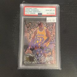 Magic Johnson Auto