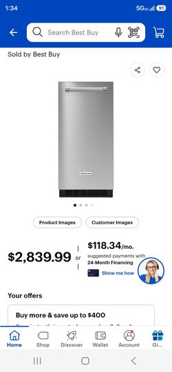 KitchenAid ice machine
