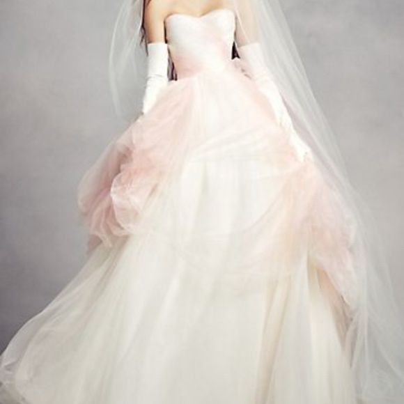 Vera Want Blush Wedding Dress