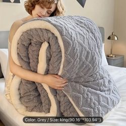 Double-sided Taff Velvet Thickened Quilt Retro Bohemia Geometry Pattern Super Soft