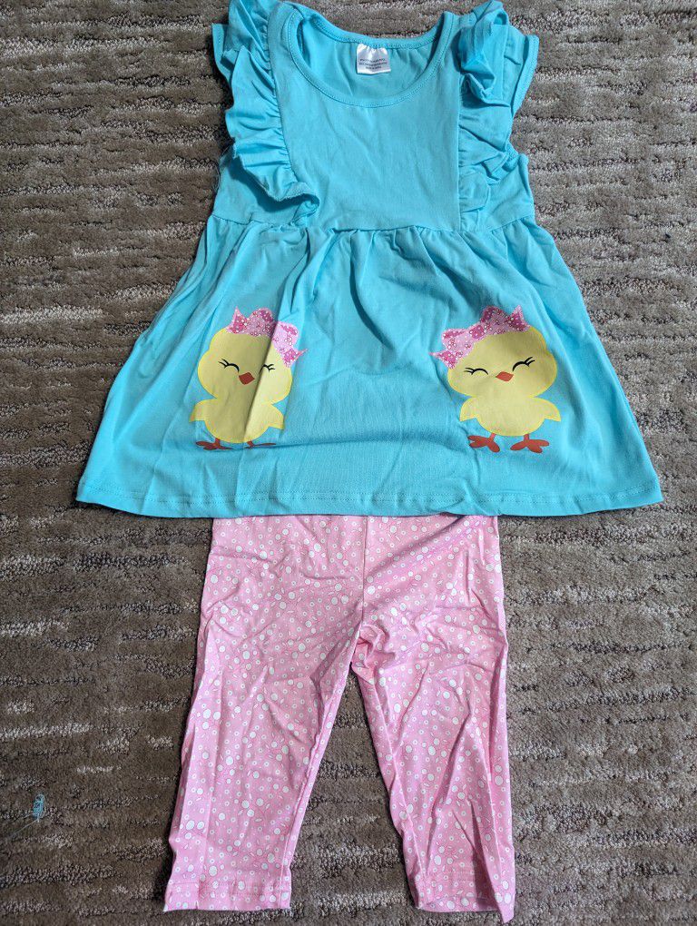 Brand New Easter Capri Outfit! Size 4T 